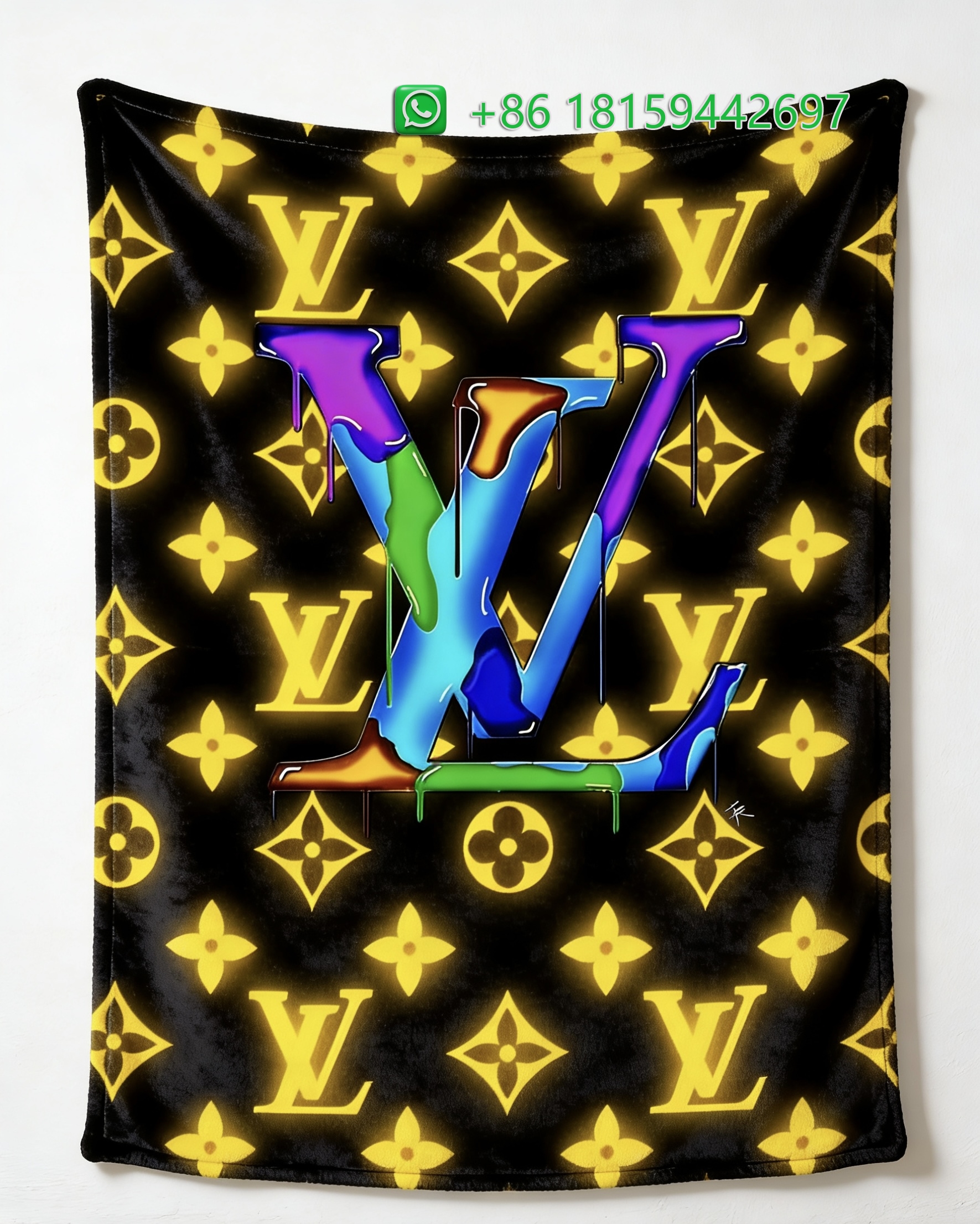 Louis Vuitton Throw Blankets